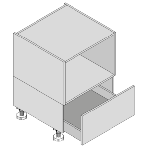 Diagram of a base microwave cabinet