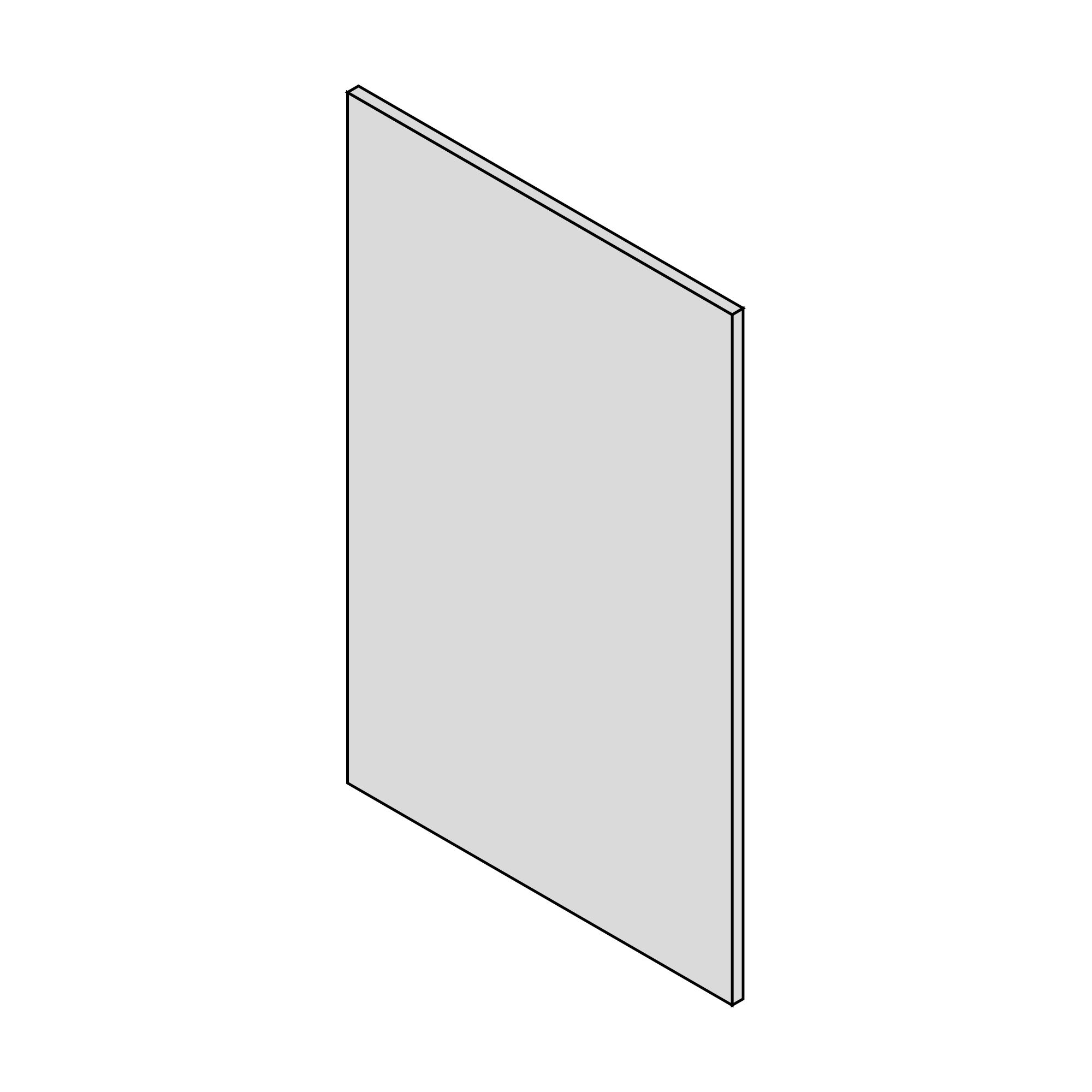 Diagram of a kitchen panel